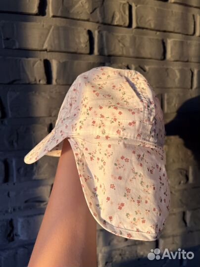 Панама кепка кепка с задником для девочки hm 86/92