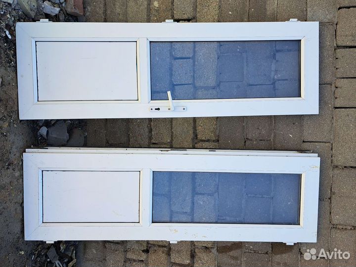 Двери пластиковые со стеклом бу