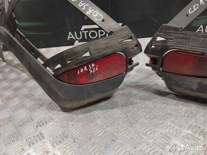 Накладки бампера задние Opel Corsa C 1.2