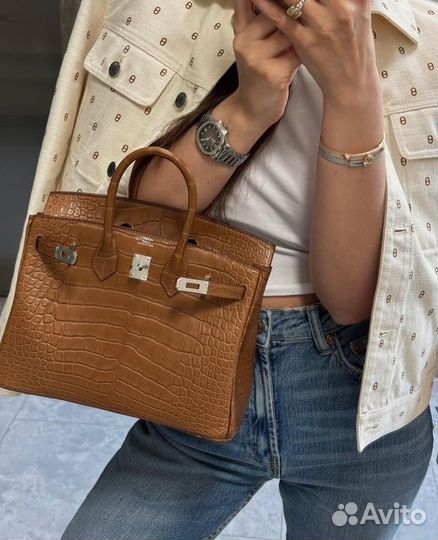 Сумка hermes birkin 30 gold matt phw w (47)