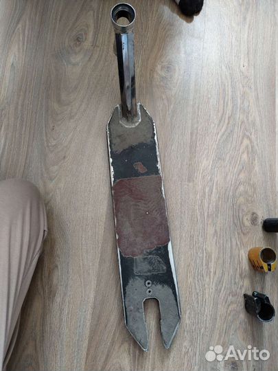 Трюковой самокат+запчасти