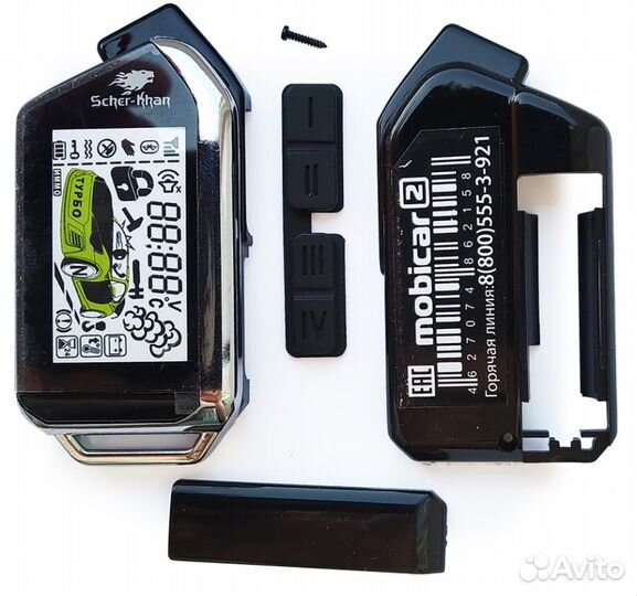 Корпус брелока Scher-Khan mobicar A B 1 2 3 4