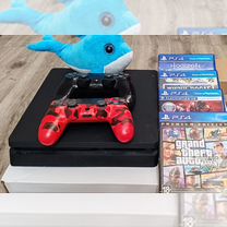 Sony playstation 4 slim 1tb с играми