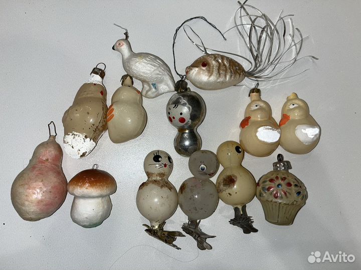 Елочные игрушки СССР