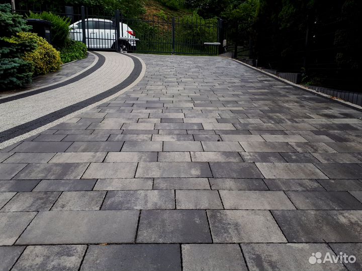 Тротуарная плитка, брусчатка в наличии