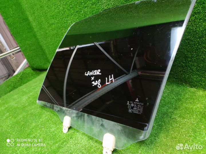 Стекло двери заднее левое Mitsubishi Lancer 10