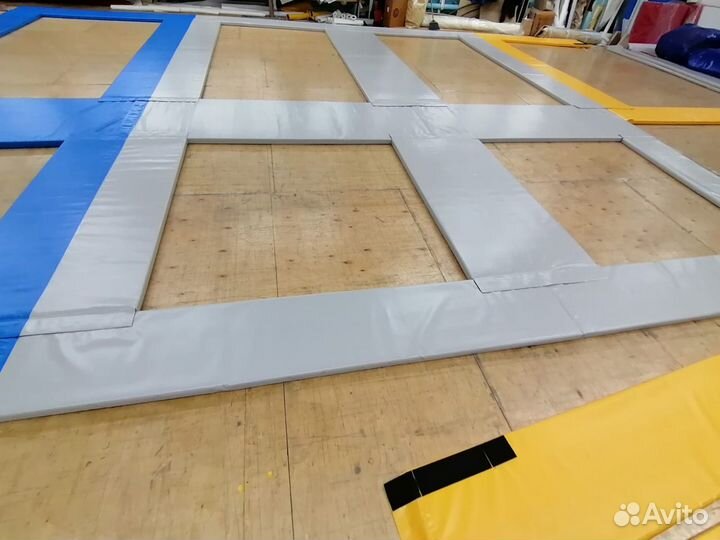 Обкладочные маты для батутов - собственный пошив