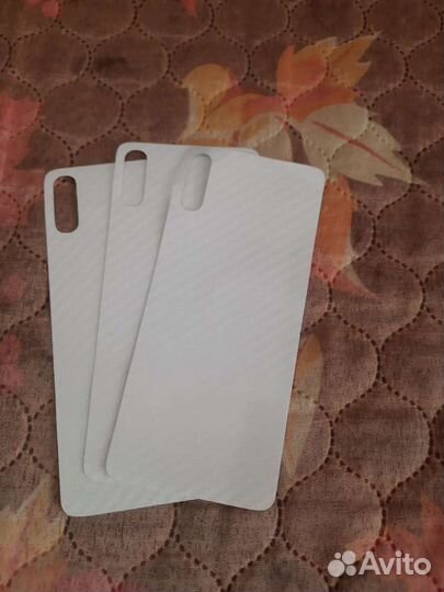 Защитные карбоновые плёнки на заднюю крышку samsun