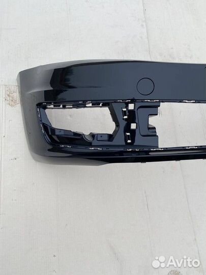 Бампер передний Чёрный 2015-2020 Volkswagen Polo