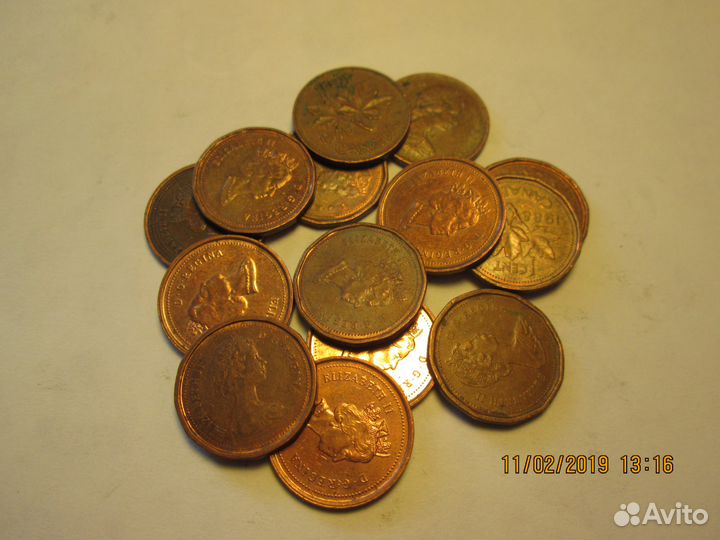 Центы США и канады (обмен)