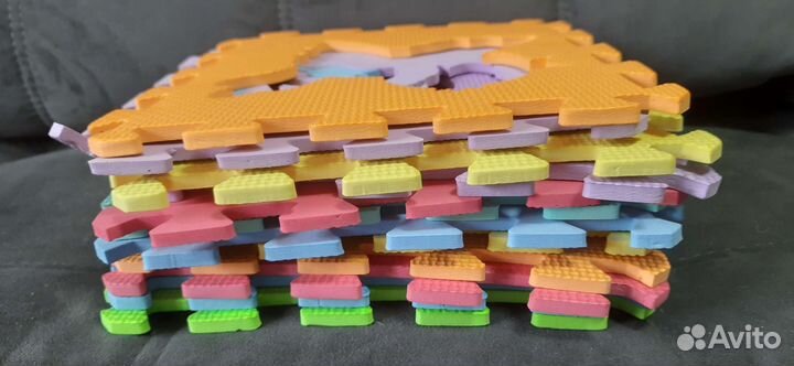 Развивающий коврик пазл пенка