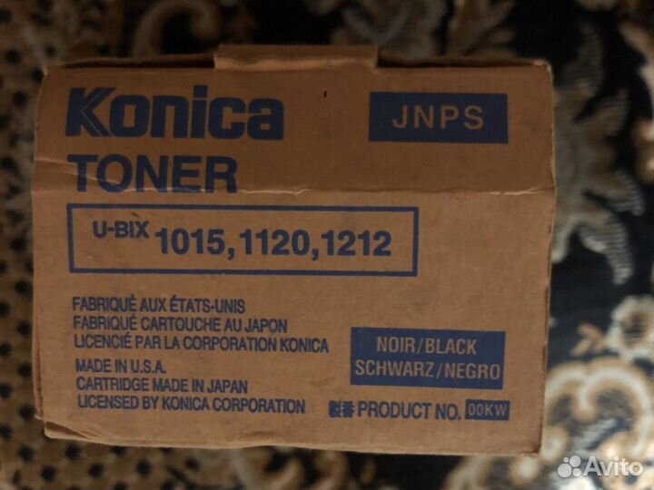 Konica toner 1015,1120,1212.Оригинал