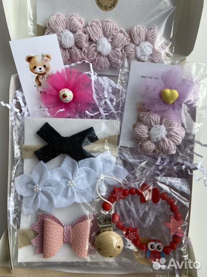 Подарочный бокс (заколки,повязки на голову)