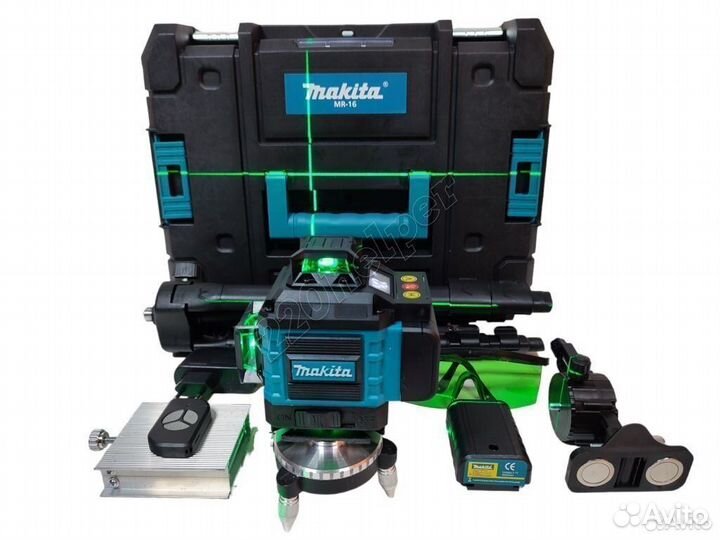 Лазерный уровень Makita 4D + штатив 2в1