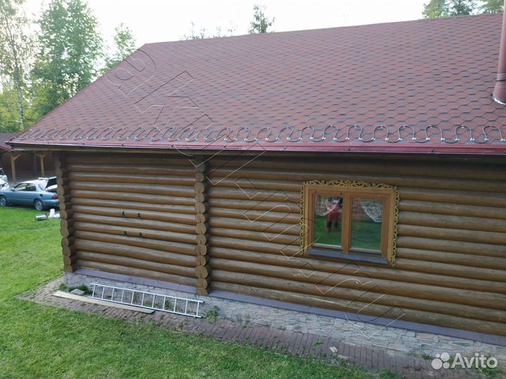 Монтаж обогрева кровли и водостоков