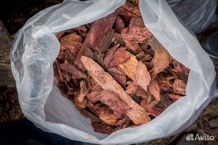 Мульча кора лиственницы