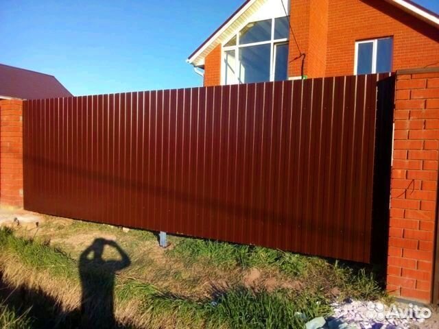 Забор из профнастила