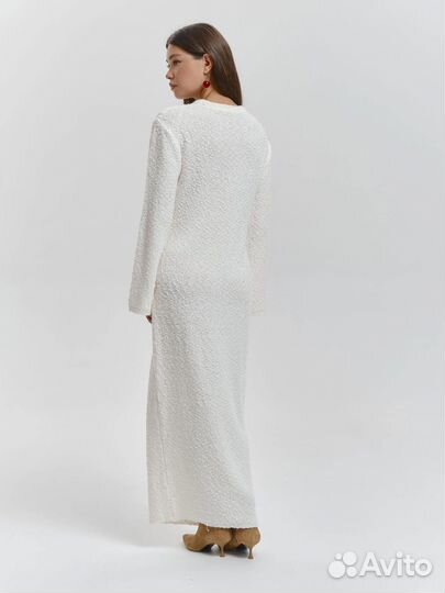 Женское вчзаное платье букле