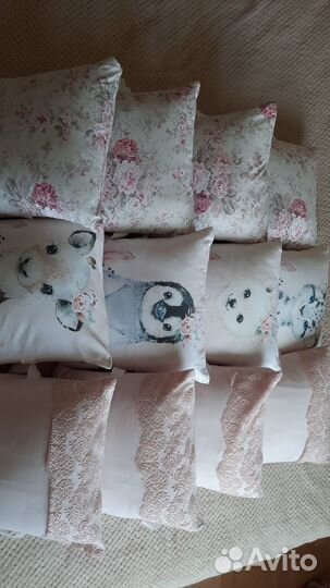 Бортики в детскую кроватку для девочки