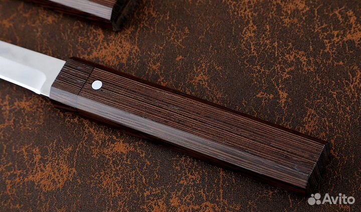 Нож Танто малый сталь Elmax, рукоять и ножны венге