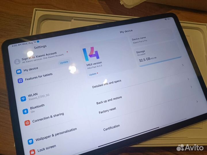 Xiaomi mi pad 6 pro 12/512