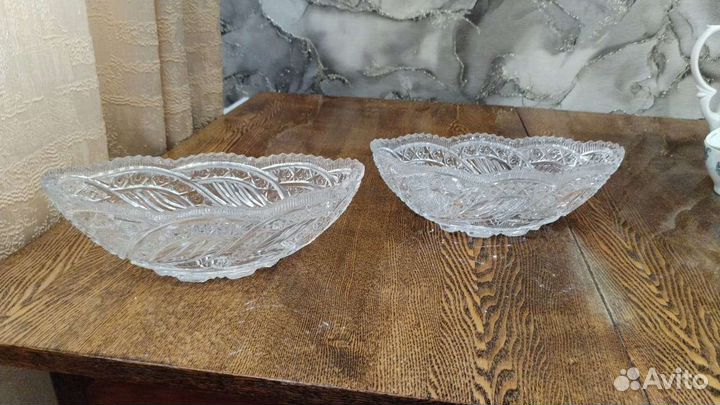 Салатник хрустальный