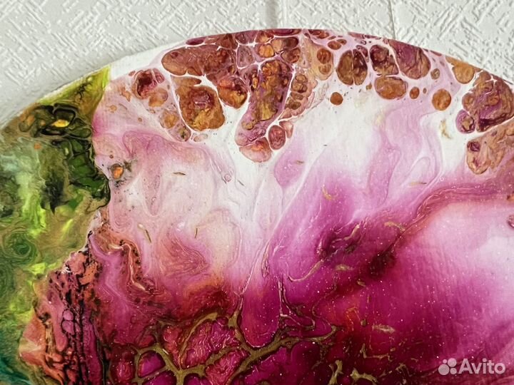 Картина флюид-арт 