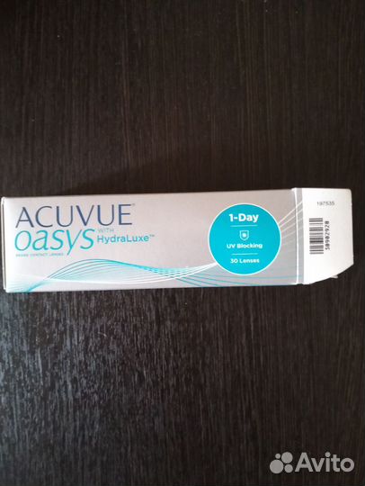 Линзы acuvue oasys -1,75 (22шт)