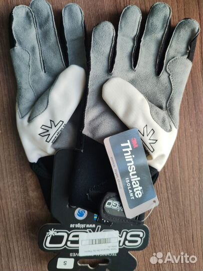 Лыжные перчатки SKI-GO thermo white