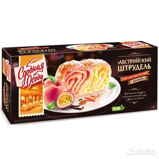 Пирог Сдобная Особа Австрийский штрудель 400г
