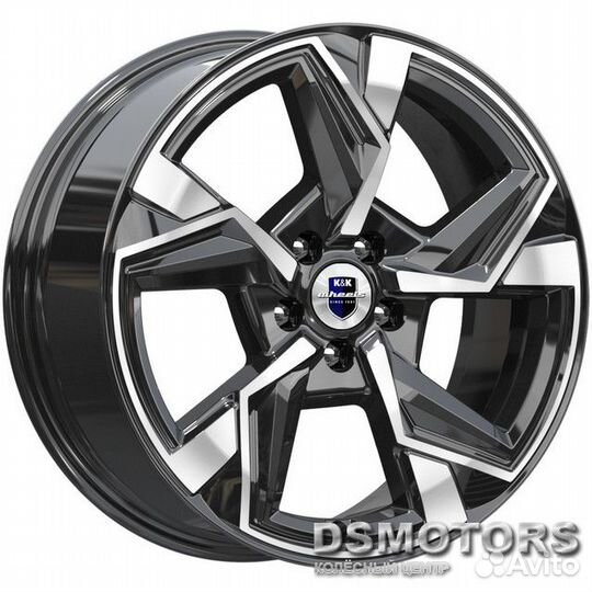 Диски Кайан 7.5/18 5x114.3 ET45 d66.1 алмаз чёрный