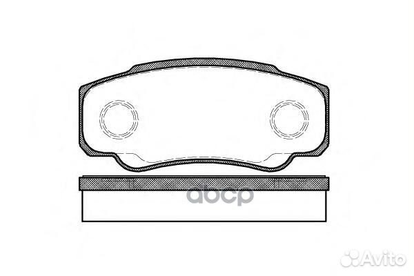 961 00 ***221949 колодки дисковые з Peugeot B