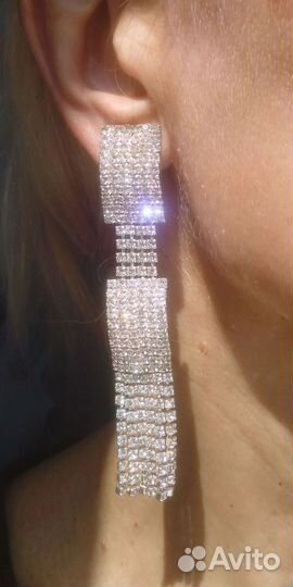 Серьги-клипсы на свадьбу,вечеринку винтаж (видео)