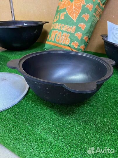 Казан чугунный узбекский 8 литров