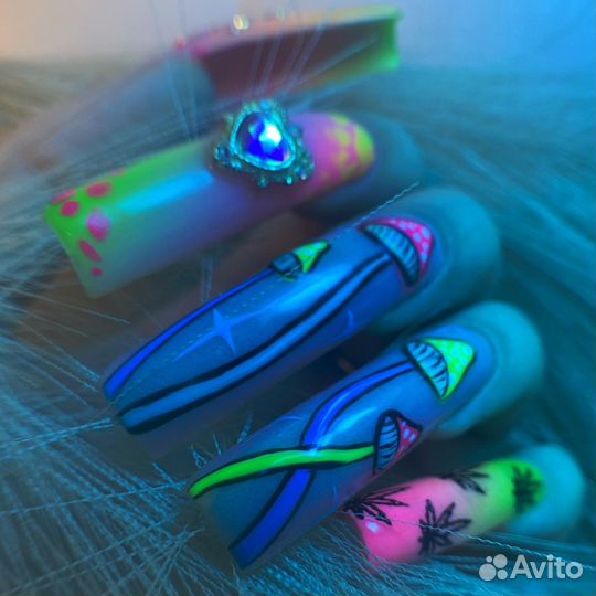 Наращивание ногтей, укрепление