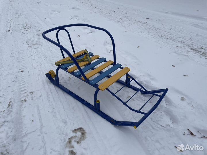 Детские санки с колесами