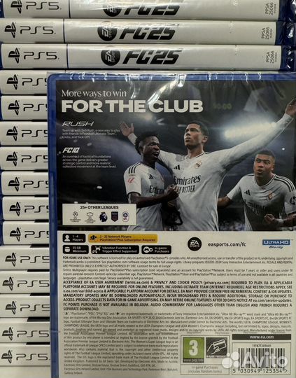 EA FC 25 PS5 и PS4 (FIFA 25) новые диски