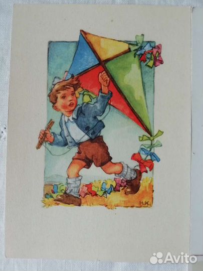 Немецкие открытки, 40-50х годов. Винтаж