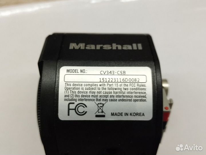 Marshall CV343-CSB компактная камера