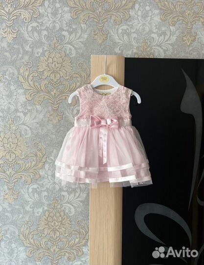 Платье для новорождённой девочки