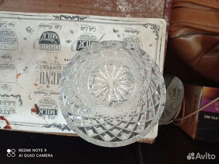Хрустальная ваза