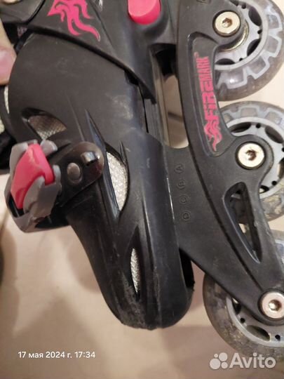 Коньки роликовые раздвижные