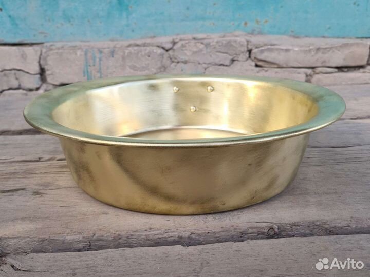 Латунный таз