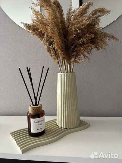 Декоративные вазы, подсвечники, изделия из гипса