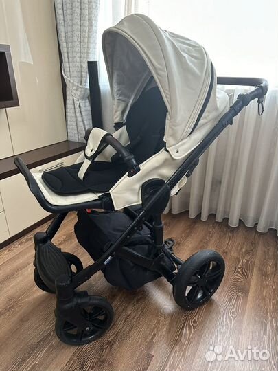 Коляска verdi mocca 3 в 1 эко кожа