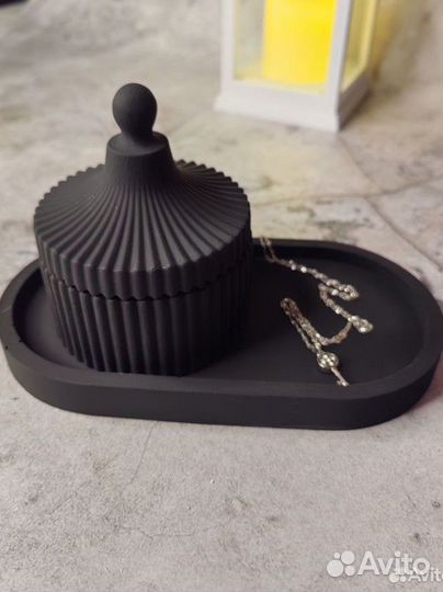 Шкатулки из гипса, свечи на подарки