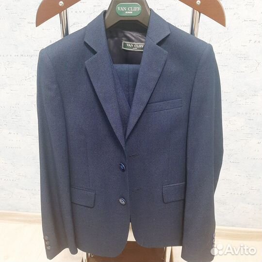 Костюм для мальчика школьный 3ка синий 152 р