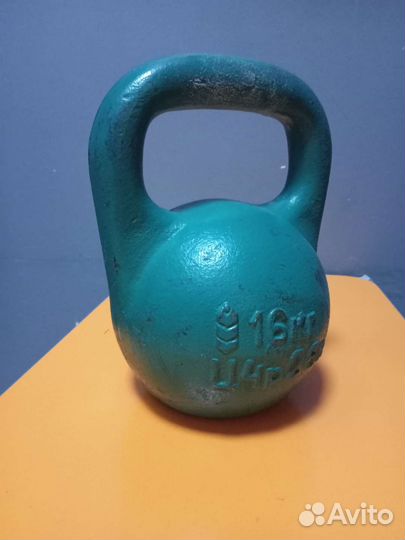 Гиря 16кг. времён СССР
