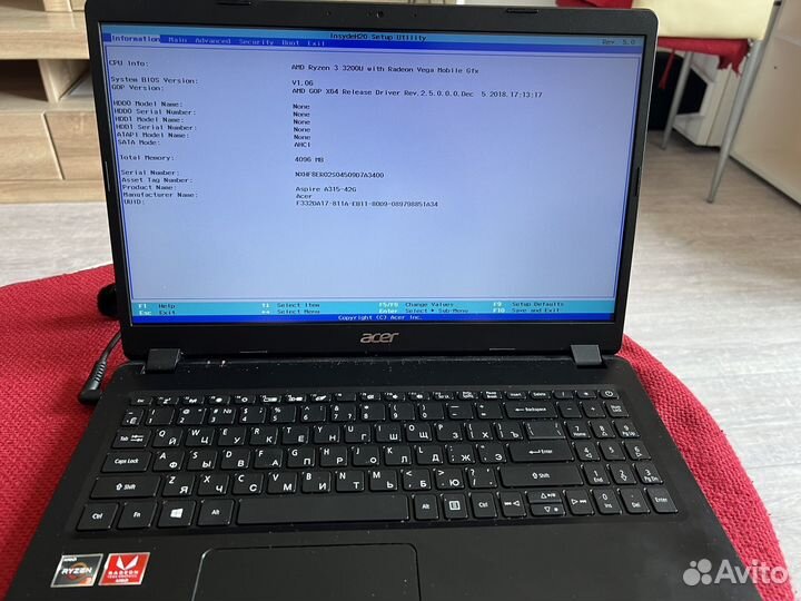 Acer aspire 3 a315-42