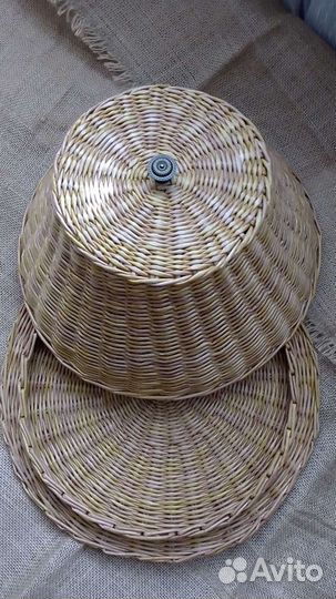 Хлебница плетёная из лозы